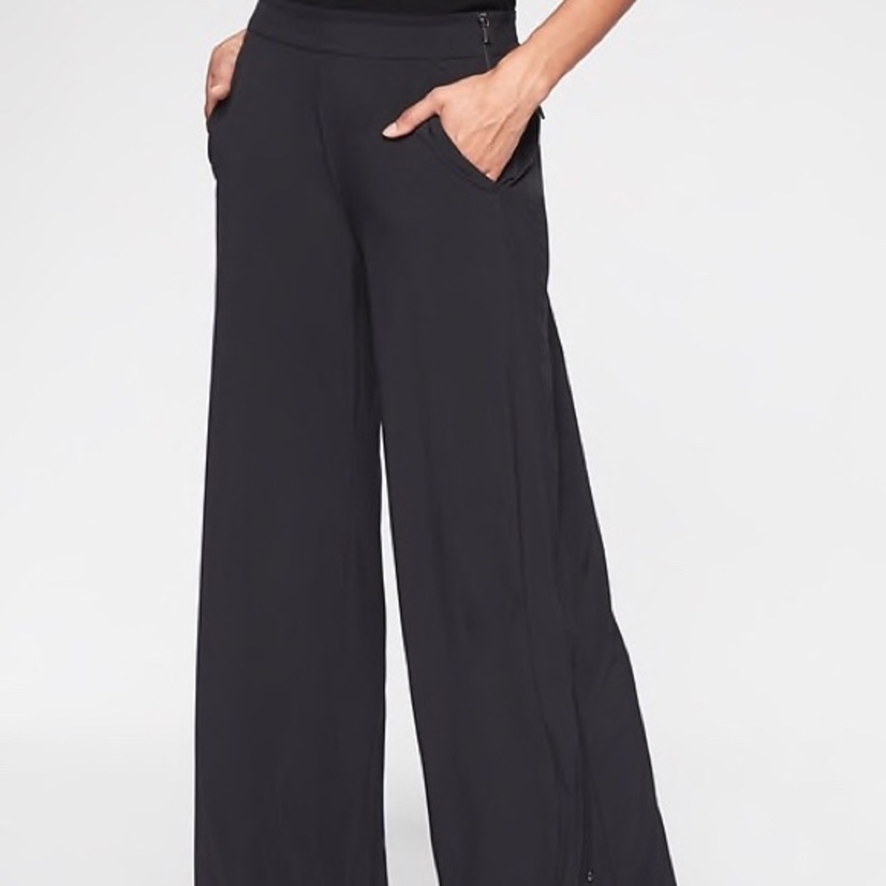 Athleta Gramercy Track Trouser - Black - Size 8